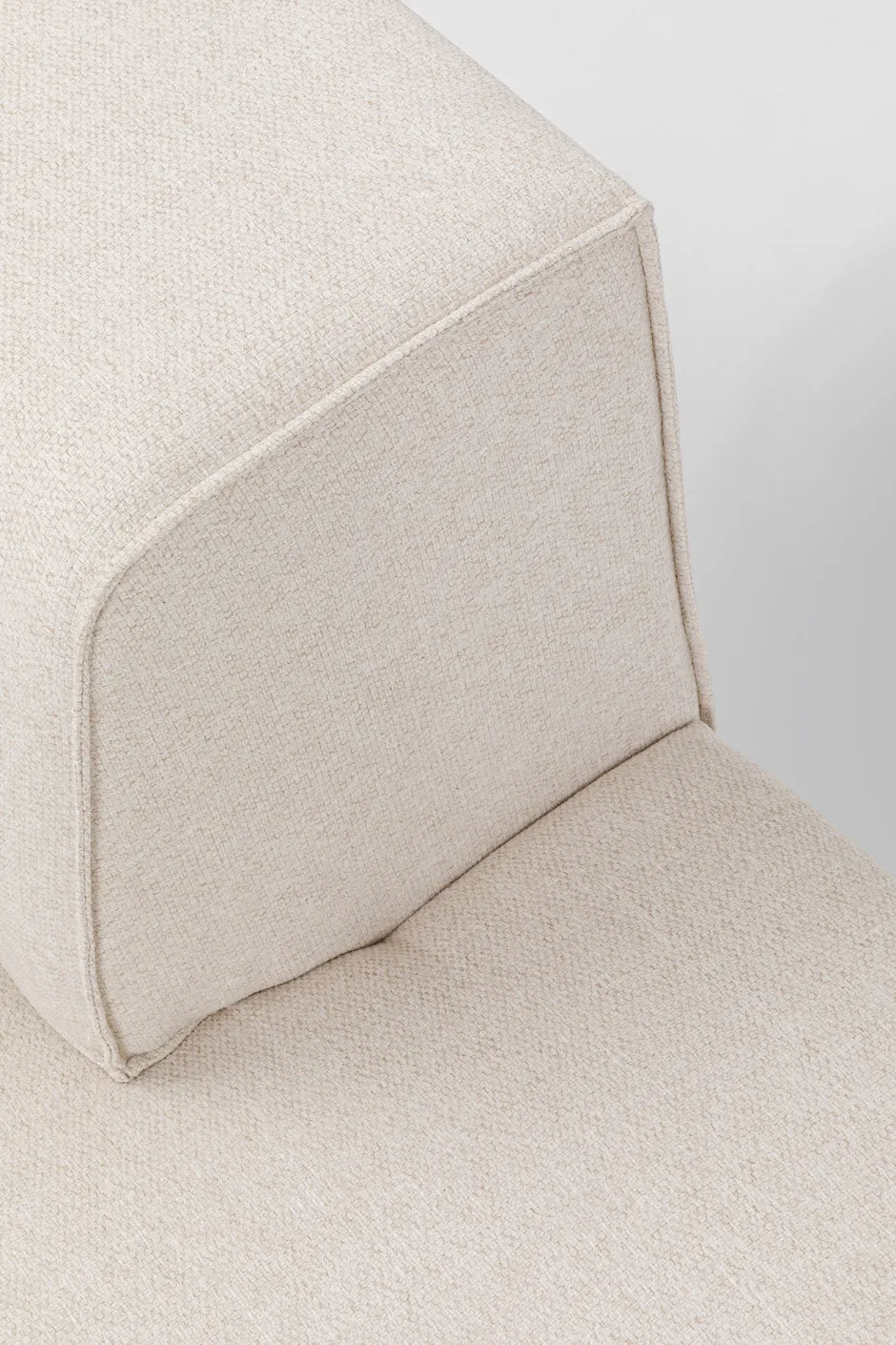 Element środkowy - Moduł Infinity 120x100 Cm Kremowy Lewy*KARE Design Discount