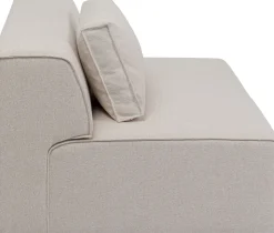 Element środkowy Tapicerowany Kremowy Moduł 120 Cm*KARE Design Discount