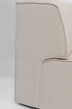 Element środkowy Tapicerowany Kremowy Moduł 120 Cm*KARE Design Discount