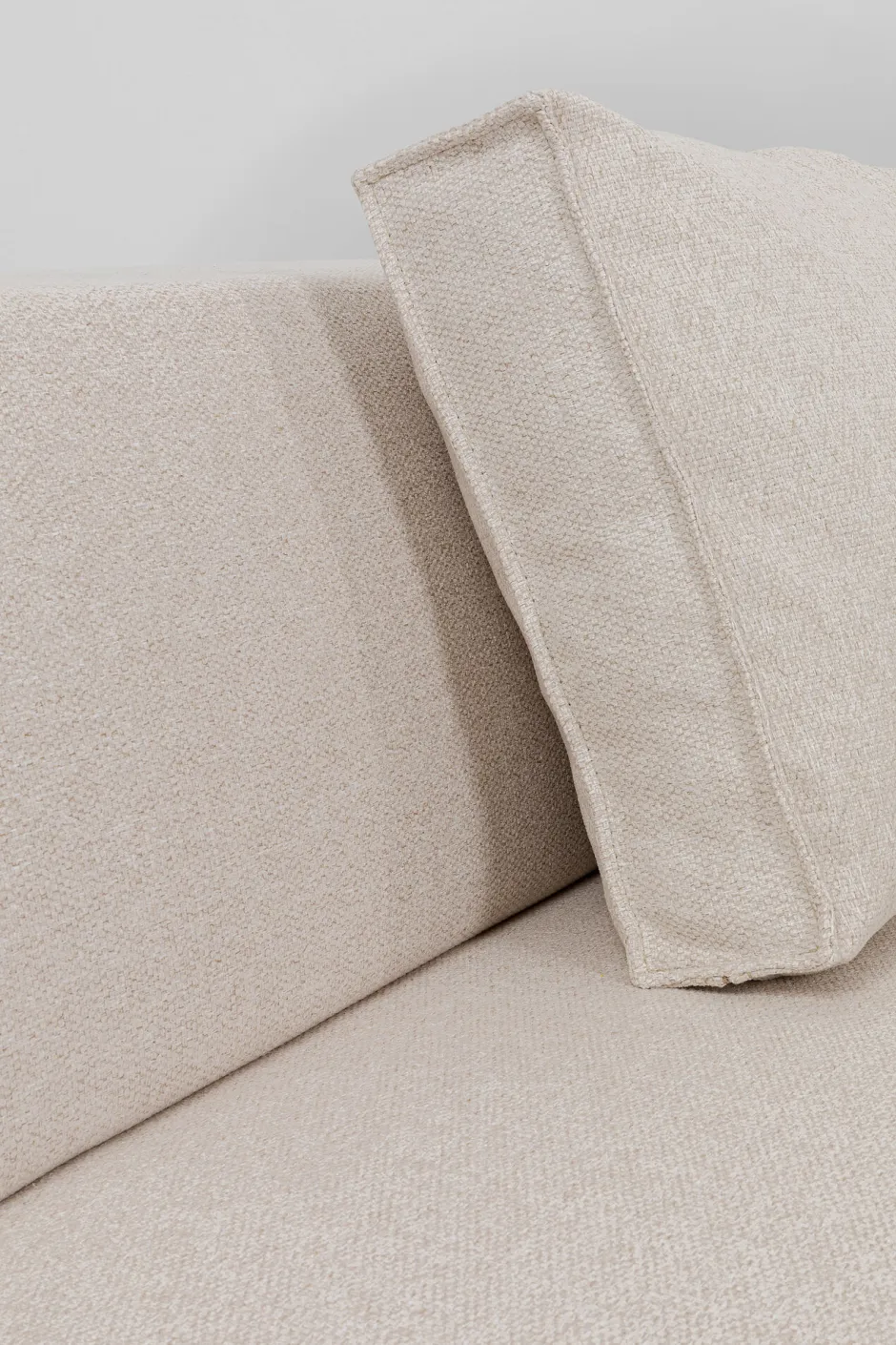 Element środkowy Tapicerowany Kremowy Moduł 120 Cm*KARE Design Discount