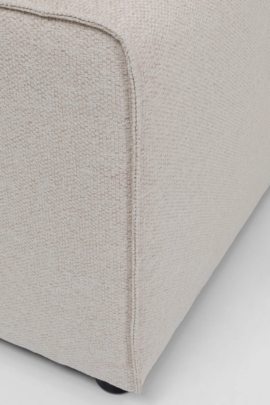Element środkowy Tapicerowany Kremowy Moduł 120 Cm*KARE Design Discount