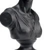 Figurka Dekoracyjna Ancient Beauty 23x50 Cm Czarna - Podstawa Biała*KARE Design Best