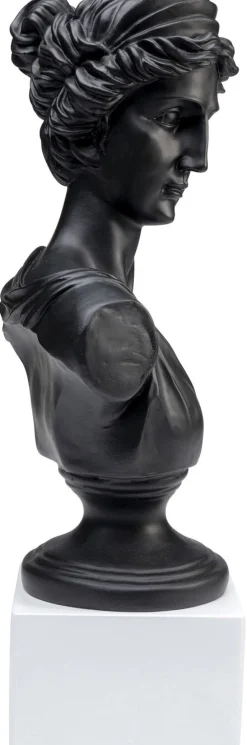 Figurka Dekoracyjna Ancient Beauty 23x50 Cm Czarna - Podstawa Biała*KARE Design Best