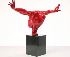 Figurka Dekoracyjna Athlet 75x42 Cm Czerwona*KARE Design Discount