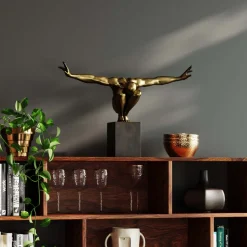 Figurka Dekoracyjna Athlet 75x45 Cm Brązowa*KARE Design Online