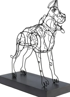Figurka Dekoracyjna Attack Dog 31x36 Cm Czarna*KARE Design Best
