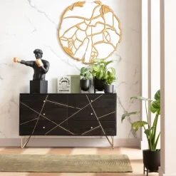 Figurka Dekoracyjna Balboa 50x68 Cm Czarno-złota*KARE Design Online