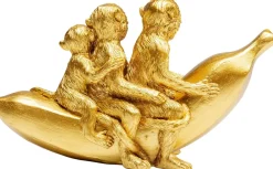 Figurka Dekoracyjna Banana Ride 20x12 Cm Złota*KARE Design