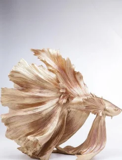 Figurka Dekoracyjna Betta Fish 63x57 Cm Złota*KARE Design Online