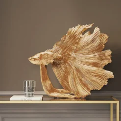 Figurka Dekoracyjna Betta 34x37 Cm Złota*KARE Design Outlet