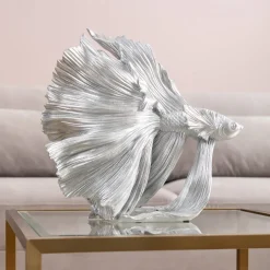 Figurka Dekoracyjna Betta 34x37 Cm Srebrna*KARE Design Sale