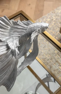 Figurka Dekoracyjna Betta 34x37 Cm Srebrna*KARE Design Sale