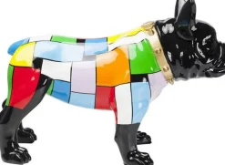 Figurka Dekoracyjna Bulldog 60x43 Cm Kolorowa*KARE Design Clearance