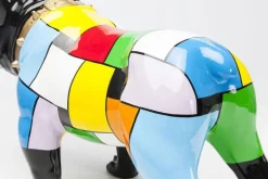 Figurka Dekoracyjna Bulldog 60x43 Cm Kolorowa*KARE Design Clearance