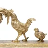 Figurka Dekoracyjna Chicken Evolution 58x28 Cm Złota*KARE Design New