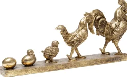 Figurka Dekoracyjna Chicken Evolution 58x28 Cm Złota*KARE Design New