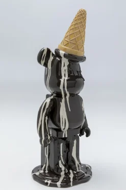 Figurka Dekoracyjna Czarna Miś I Lód 16x40 Cm*KARE Design Online