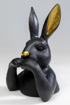 Figurka Dekoracyjna Czarno-złota Królik 14x23 Cm*KARE Design Sale