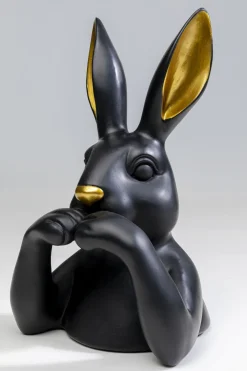Figurka Dekoracyjna Czarno-złota Królik 19x31 Cm*KARE Design Best