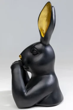 Figurka Dekoracyjna Czarno-złota Królik 19x31 Cm*KARE Design Best