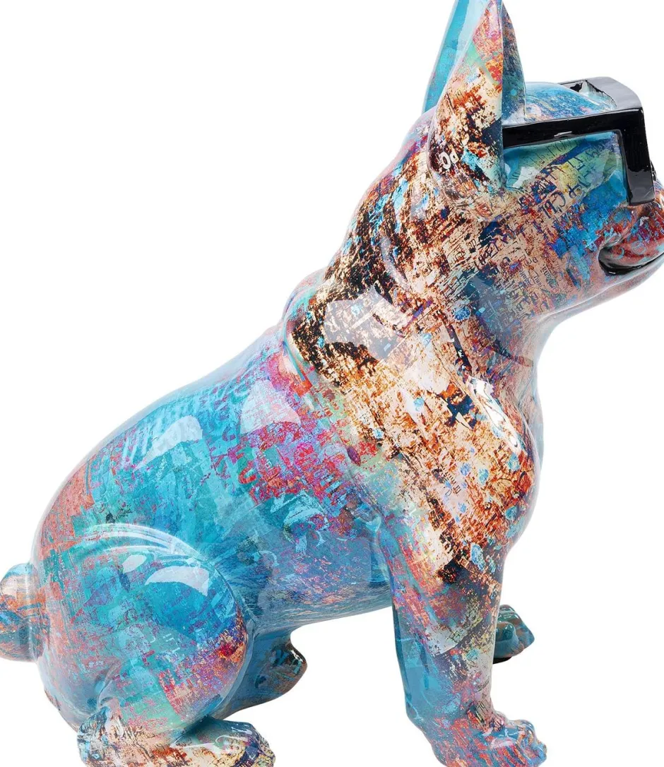 Figurka Dekoracyjna Dog Of Sunglass 30x37 Cm Kolorowa*KARE Design Discount