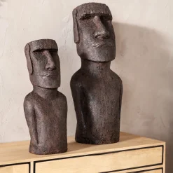 Figurka Dekoracyjna Easter Island 80 Cm Szara*KARE Design Best