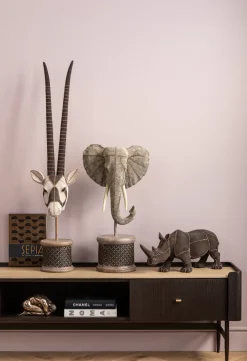 Figurka Dekoracyjna Elephant Head Pearls 28x49 Cm Kolorowa*KARE Design Hot