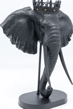 Figurka Dekoracyjna Elephant Royal 49x57 Cm Czarna*KARE Design Hot