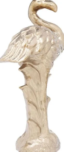 Figurka Dekoracyjna Flamingo Front 26x51 Złota*KARE Design Sale