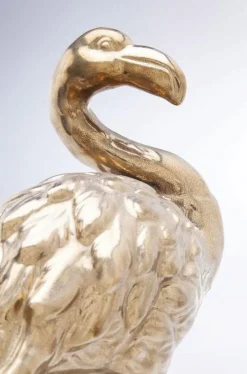 Figurka Dekoracyjna Flamingo Front 26x51 Złota*KARE Design Sale