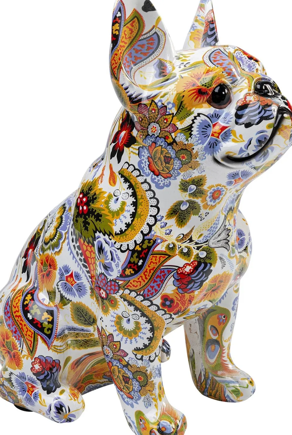 Figurka Dekoracyjna French Bulldog 13x30 Cm Kolorowa*KARE Design New