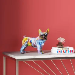 Figurka Dekoracyjna Frenchie 24x22 Cm Kolorowa*KARE Design Outlet