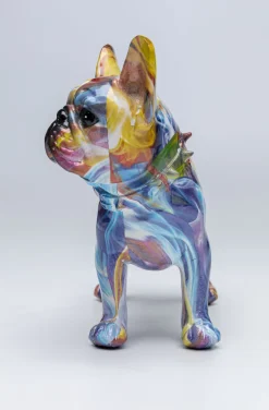 Figurka Dekoracyjna Frenchie 24x22 Cm Kolorowa*KARE Design Outlet