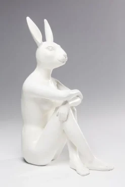 Figurka Dekoracyjna Gangster Rabbit 26x39 Cm Biała*KARE Design Clearance