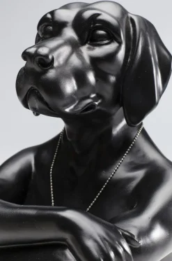 Figurka Dekoracyjna Gangster Dog 26x33 Cm Czarna*KARE Design