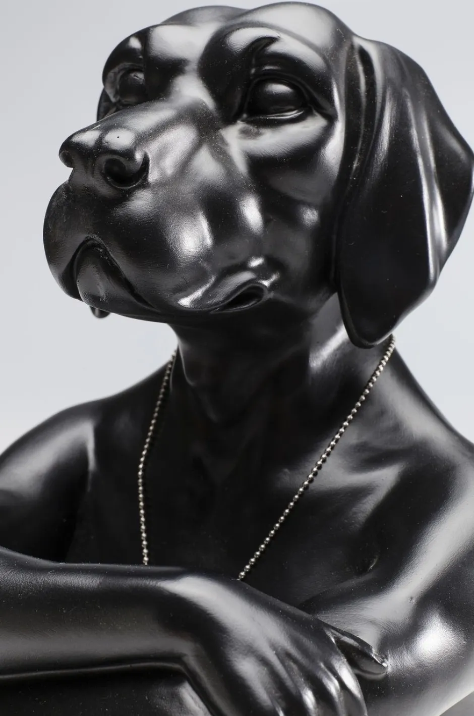Figurka Dekoracyjna Gangster Dog 26x33 Cm Czarna*KARE Design