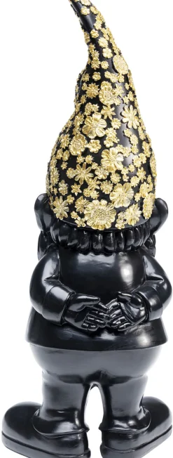 Figurka Dekoracyjna Gnome Standing 10x30 Cm Czarno-złota*KARE Design Outlet