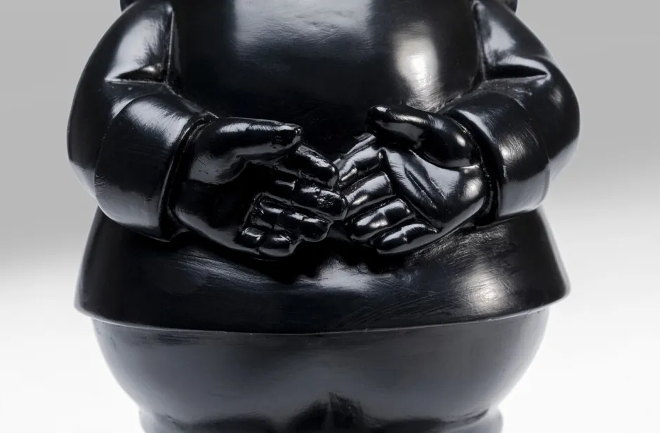 Figurka Dekoracyjna Gnome Standing 10x30 Cm Czarno-złota*KARE Design Outlet