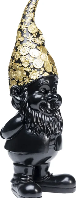 Figurka Dekoracyjna Gnome Standing 20x61 Cm Czarno-złota*KARE Design Online