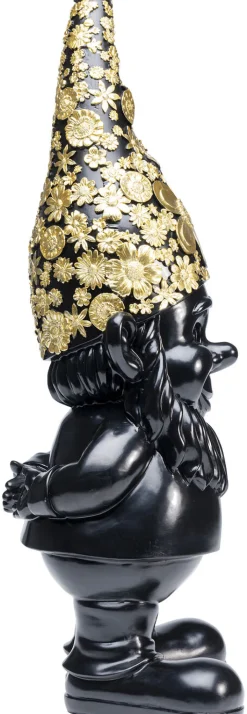 Figurka Dekoracyjna Gnome Standing 20x61 Cm Czarno-złota*KARE Design Online