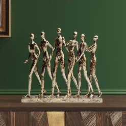 Figurka Dekoracyjna Hand In Hand 30x27 Cm Złota*KARE Design Outlet