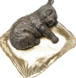 Figurka Dekoracyjna śpiąca Koala Brązowo-złota 35x35 Cm*KARE Design Best