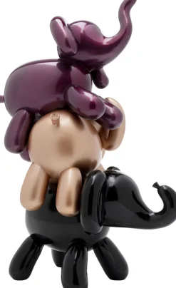 Figurka Dekoracyjna Słoniki W 3 Kolorach 22x32 Cm*KARE Design