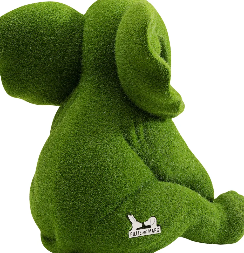 Figurka Dekoracyjna Zielona Tkanina Słonik 20x18 Cm*KARE Design Hot