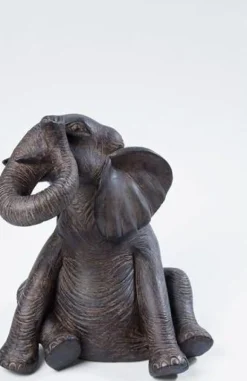 Figurki Dekoracyjne Elephant Circus 54x22 Cm Ciemnobrązowe*KARE Design