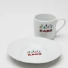 Filiżanka Do Espresso Ze Spodkiem Cafe Kare Biała*KARE Design Sale