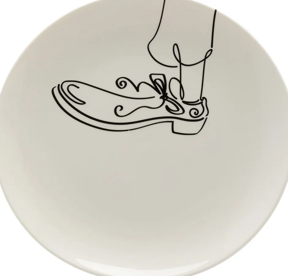 Filiżanka Ze Spodkiem Porcelana Ręcznie Malowana 160 Ml Banan*KARE Design