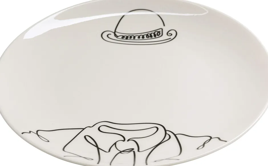 Filiżanka Ze Spodkiem Porcelana Ręcznie Malowana 160 Ml Jabłko*KARE Design Hot