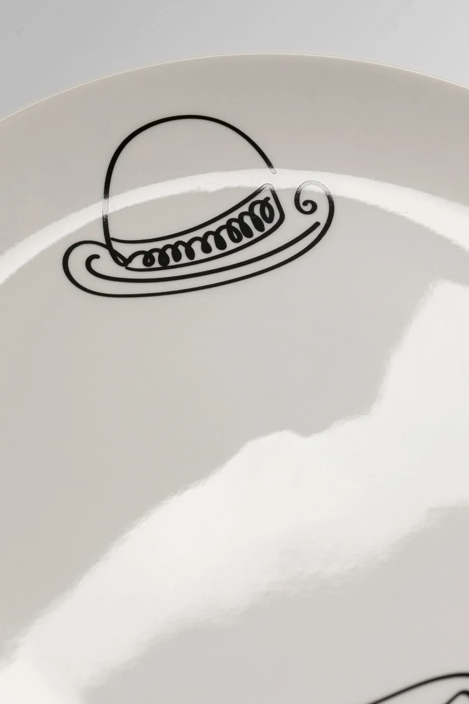 Filiżanka Ze Spodkiem Porcelana Ręcznie Malowana 160 Ml Jabłko*KARE Design Hot