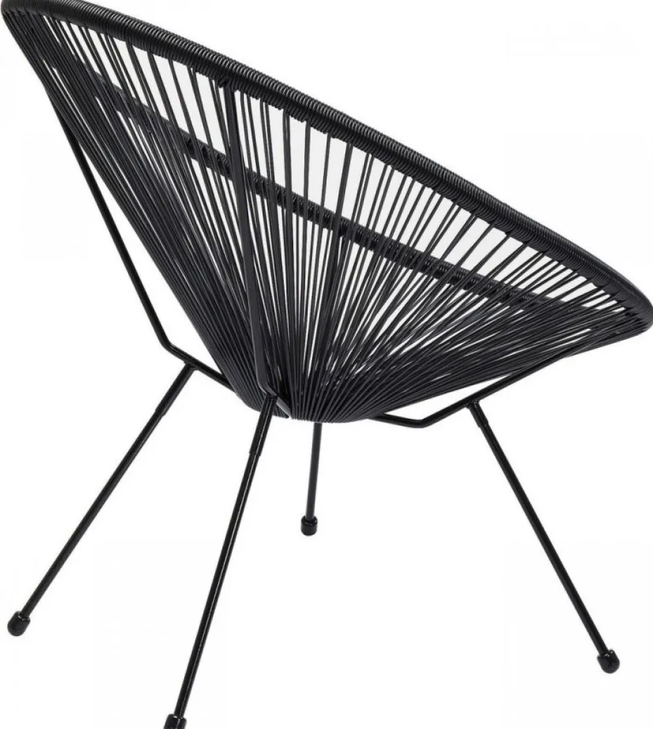 Fotel Acapulco Czarny*KARE Design Sale